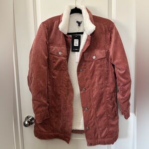 NWT Fashion Nova Corduroy Jacket size small nwt y2k winter outfit new jacket